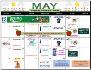 REVISED May Activity Calendar 